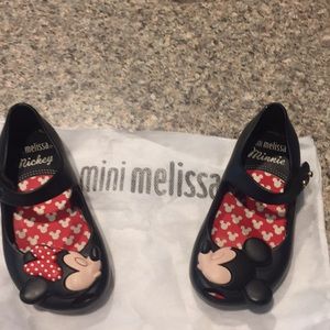 Mini Melissa size 7 Mickey and Minnie